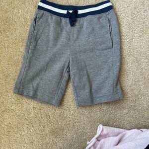 Carter's Gray Shorts with Navy Trim